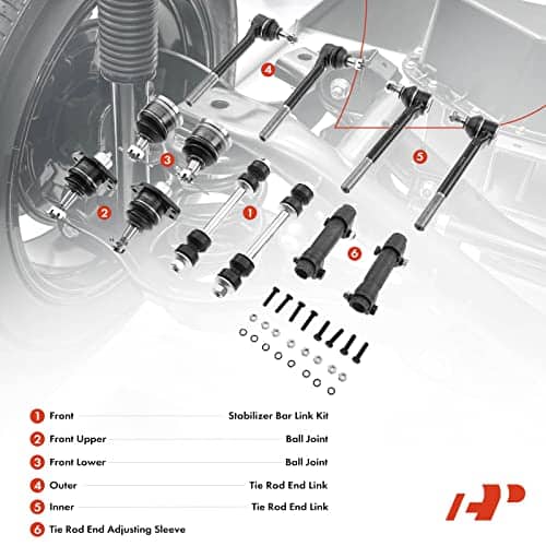 Conjunto de 12 piezas, Barra estabilizadora delantera, - Imagen 3
