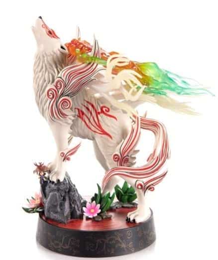 First 4 Figures Okami: Estatua de Shiranui de 9 pulgadas en