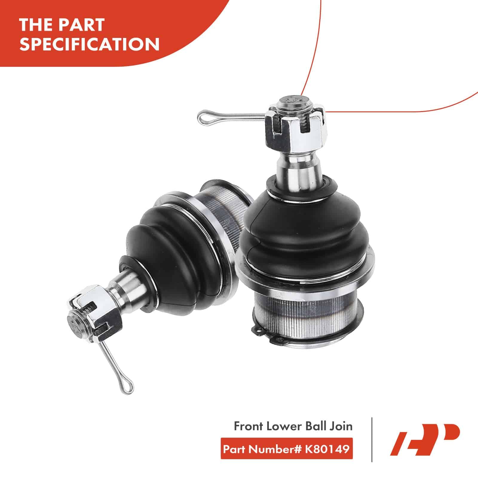 Conjunto Premium de 8, Enlace de Barra Estabilizadora - Imagen 9