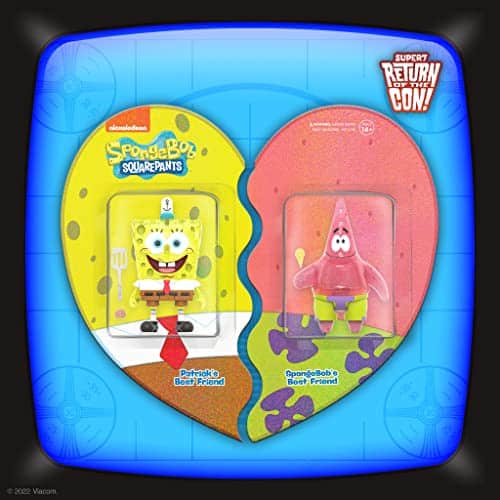 Super7 Spongebob Squarepants Spongebob and Patrick BFF - - Imagen 7