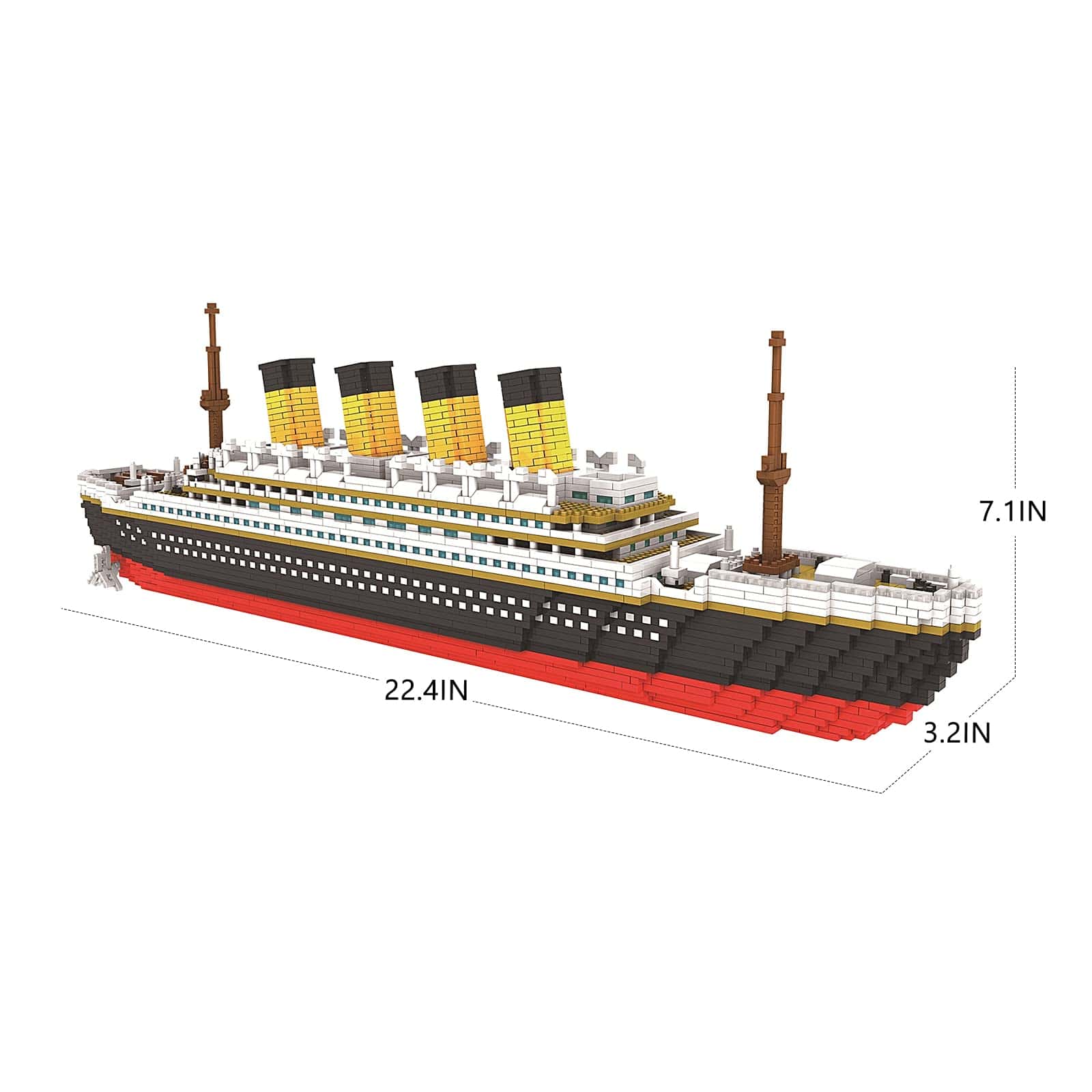 Modelo de Barco Titanic de Bloques de Construcción, 3800 - Imagen 6