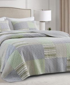 Chezmoi Collection Bellamy Juego de Colchas de 3 Piezas