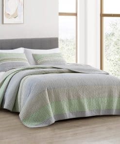 Juego de Colcha Boho Chic Patchwork Rene de 3 Piezas