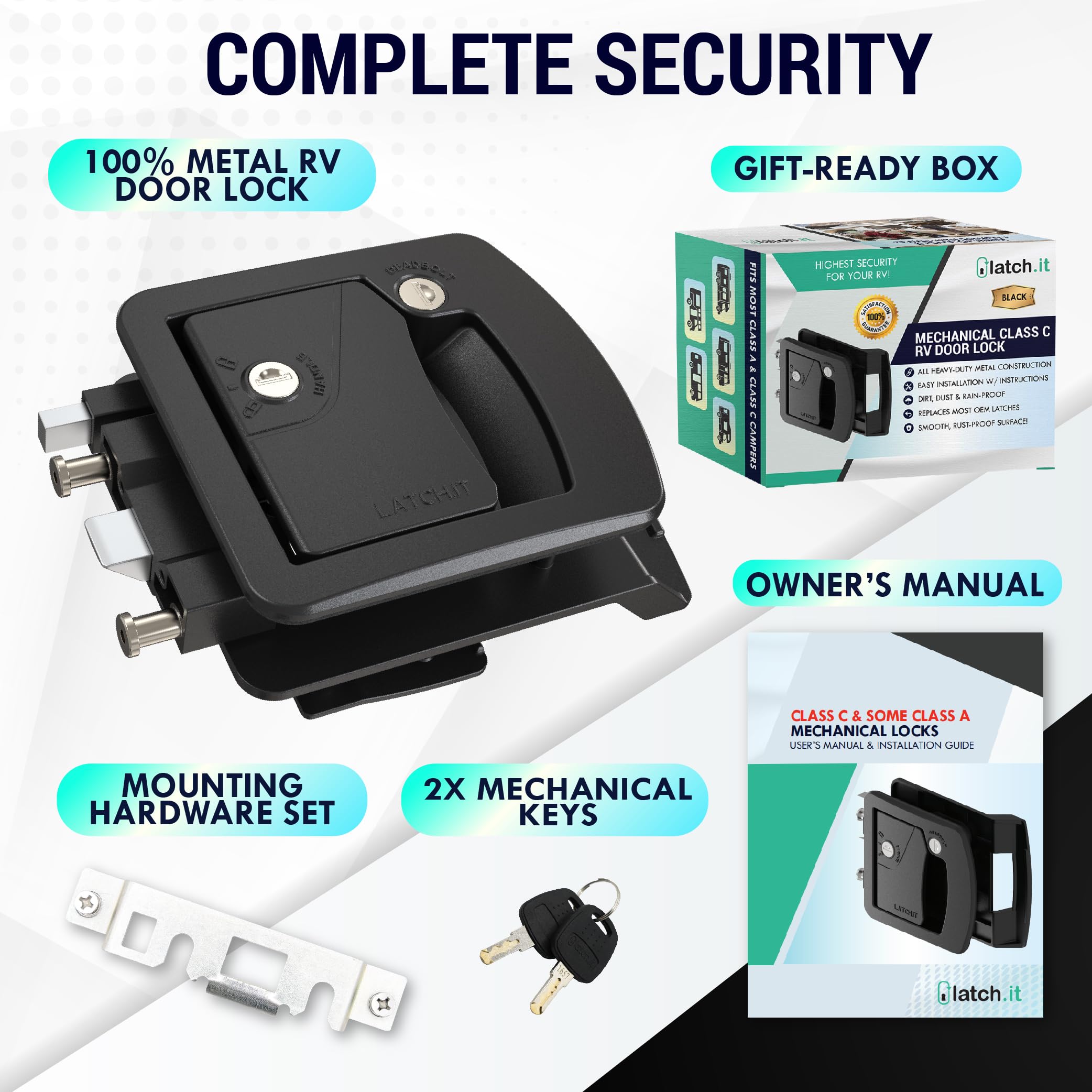 Cerrojo de puerta LATCH.IT RV Replacement | Cerrojo - Imagen 6