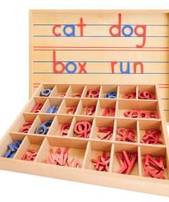 Letras Móviles Montessori de Madera - Alfabeto Móvil con