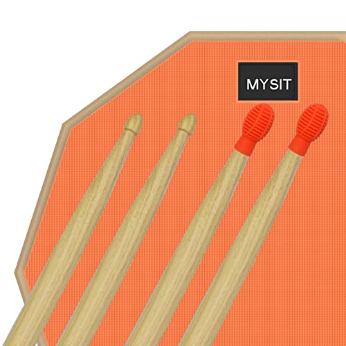 MySit 12-Inch Drum Practice Pad and Sticks Set With 2pcs - Imagen 7
