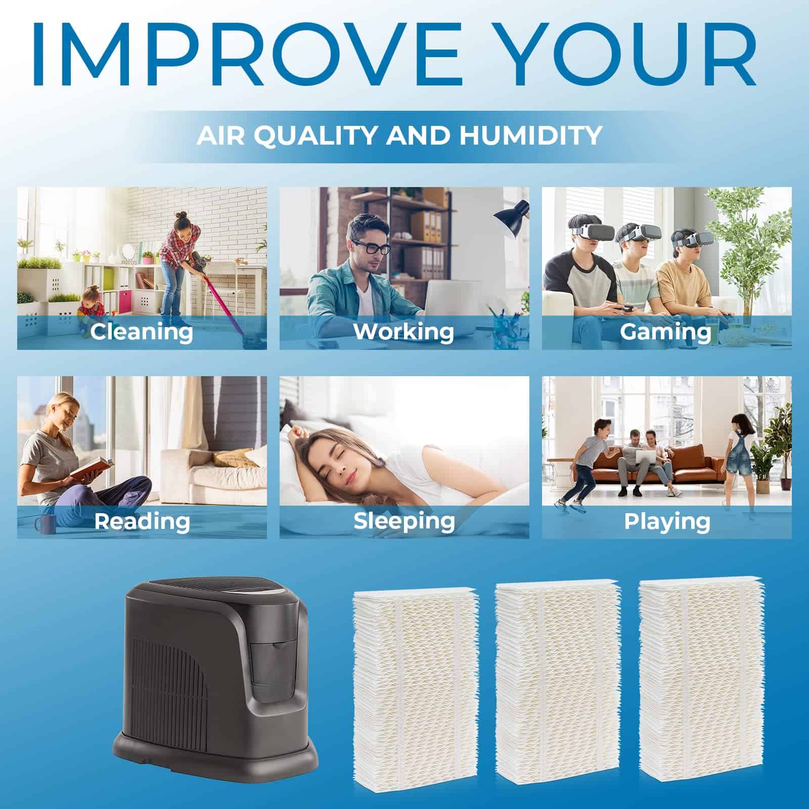 Filtro de Humidificador de Repuesto Pokin HDC311 para - Imagen 6