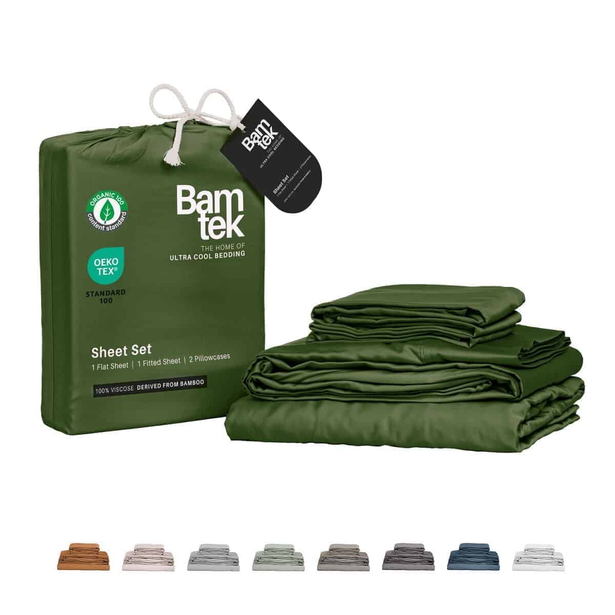 Juego de Sábanas Bamtek - Tamaño Individual, Sábanas de