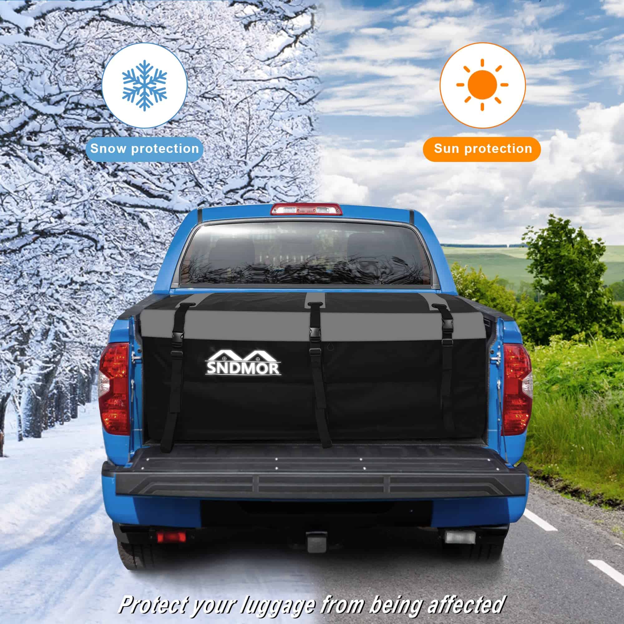 Bolsa de carga SNDMOR, 19 pies cúbicos (150 * 60 * 60 cm) - Imagen 4