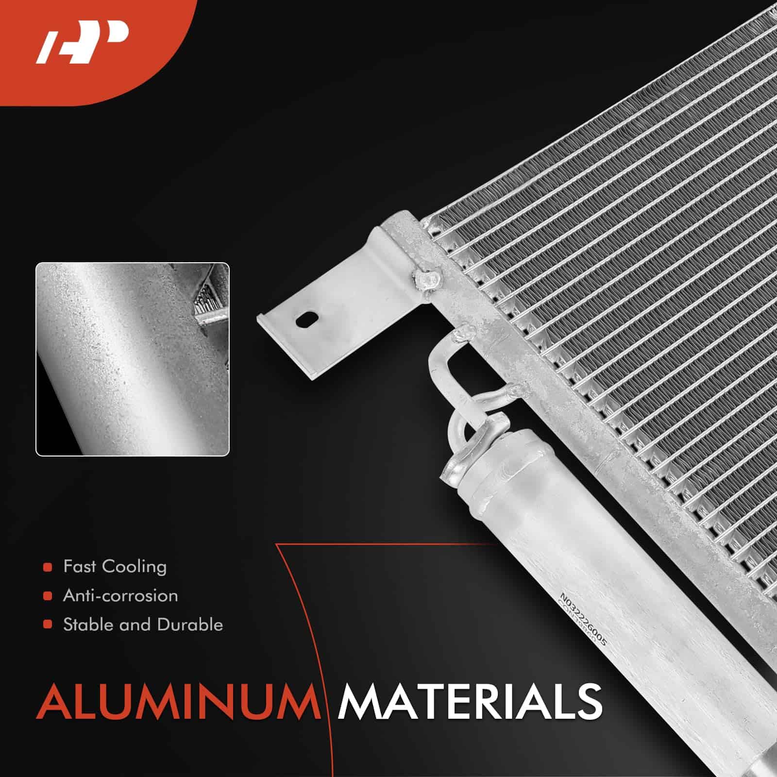 A-Premium Condensador de Aire Acondicionado (A/C) - Imagen 3