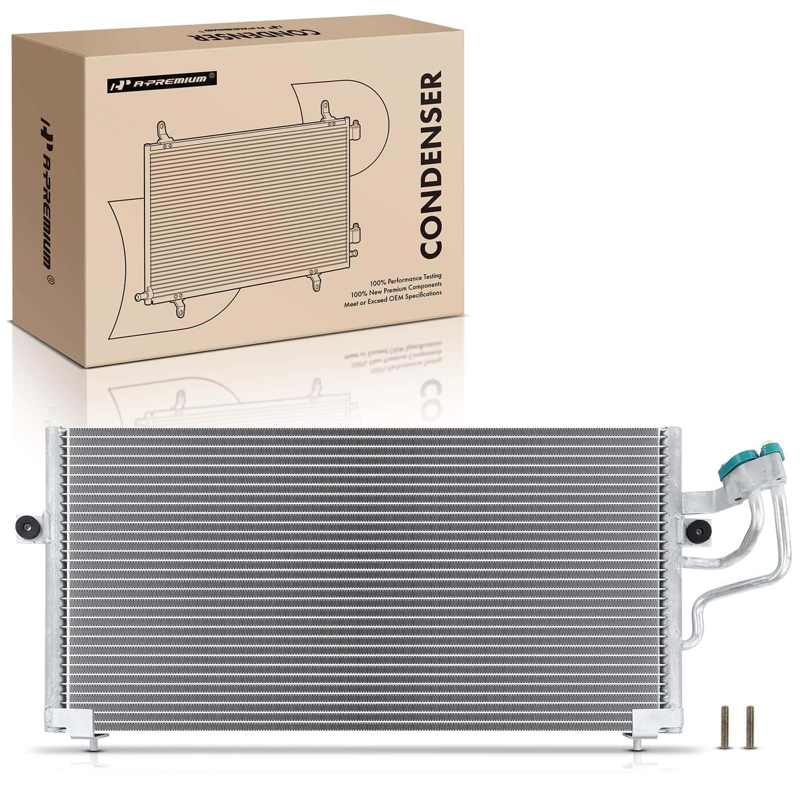 Condensador de Aire A-premium Reemplaza # 4837 - Compatible