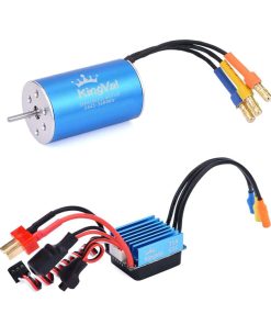 Motor Brushless Sensorless 2445 3600KV de KingVal con Eje