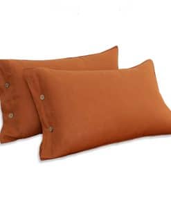 Funda de Almohada King Size 100% Lino Orgánico SÍMBOLO DE