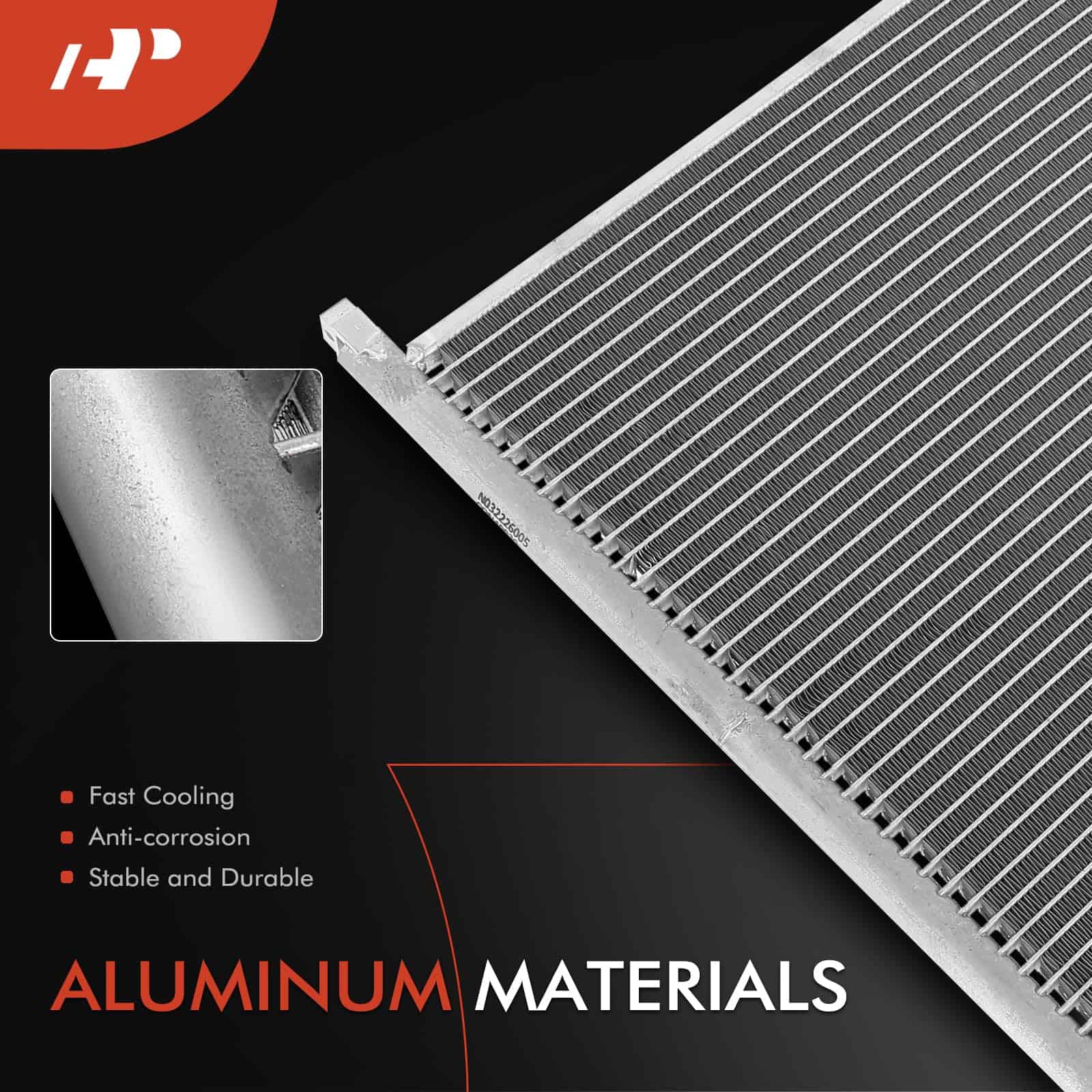 Condensador de Aire Acondicionado A-Premium Compatible con - Imagen 3