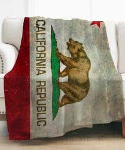 Manta de tiro de la bandera de California Levens Regalos