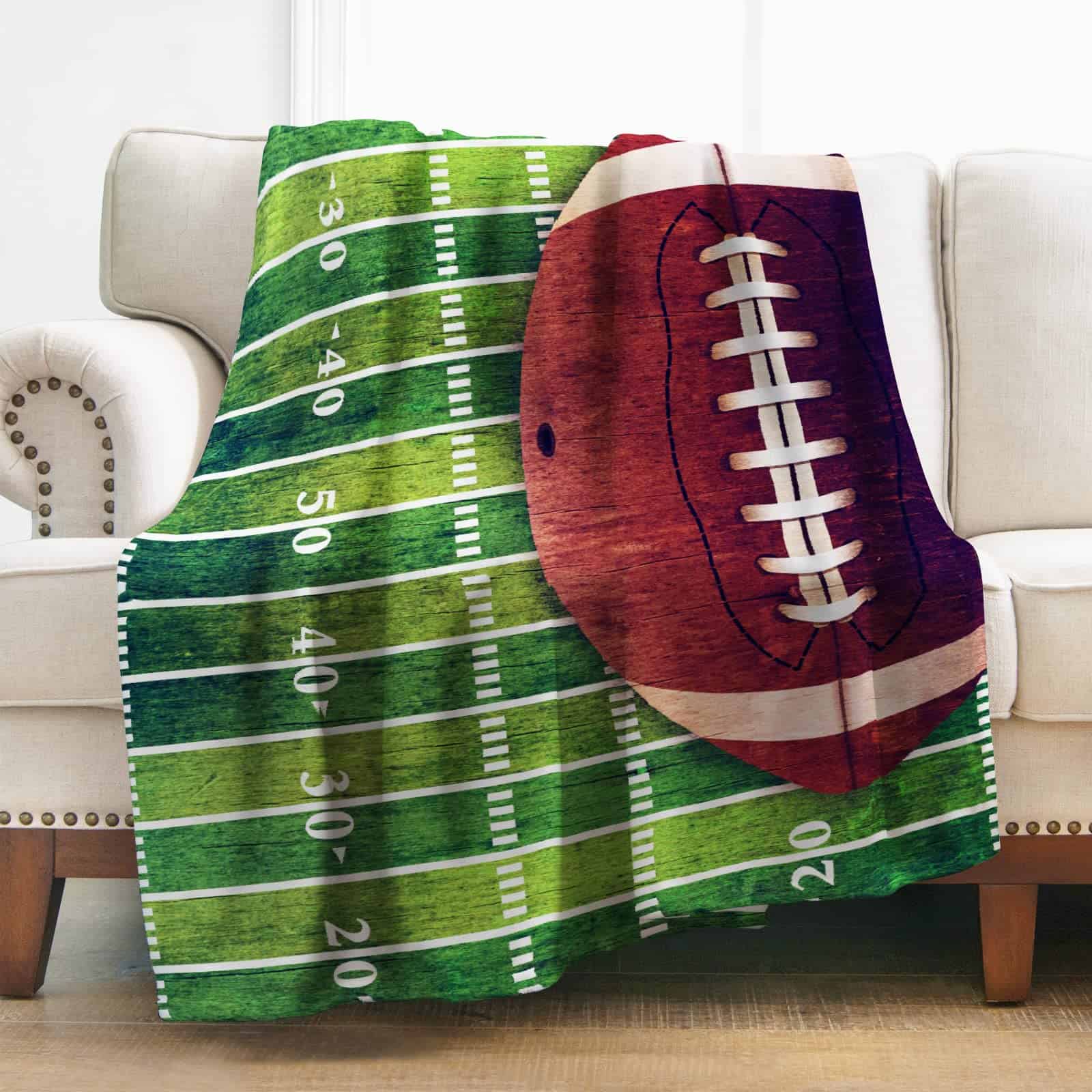 Manta de Fútbol Levens para Niños Hombres, Decoración de