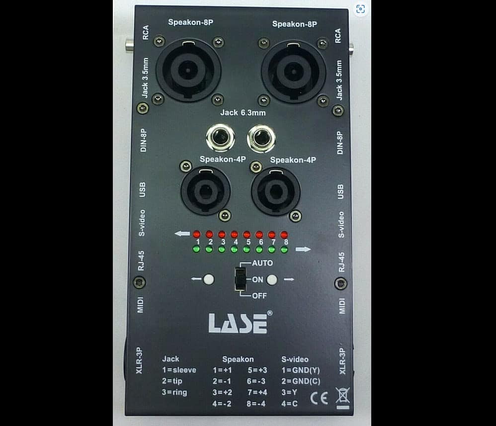 Probador de cables multipropósito LASE Pro-Audio 11 en 1 - Imagen 5