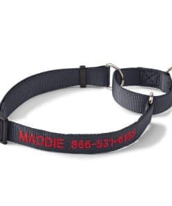 Collar martingala Orvis para perros, Azul marino - Mediano