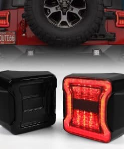 Luces traseras LED DKMGHT para Jeep Wrangler JK JKU