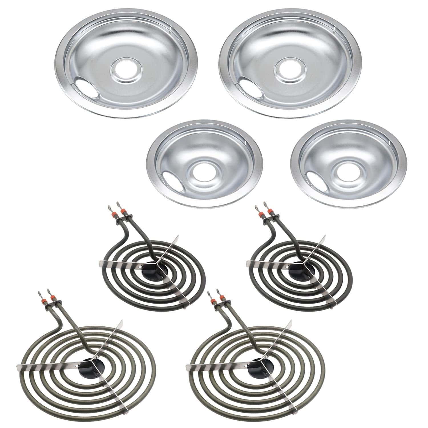 Paquete de Sartenes Cromadas 316048413 316048414 y Unidad