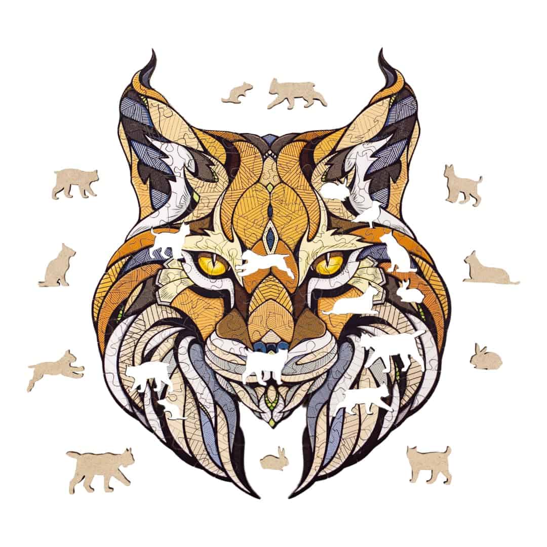 Rompecabezas de Madera Lynx de EWA Home Decor - 139 Piezas - Imagen 5