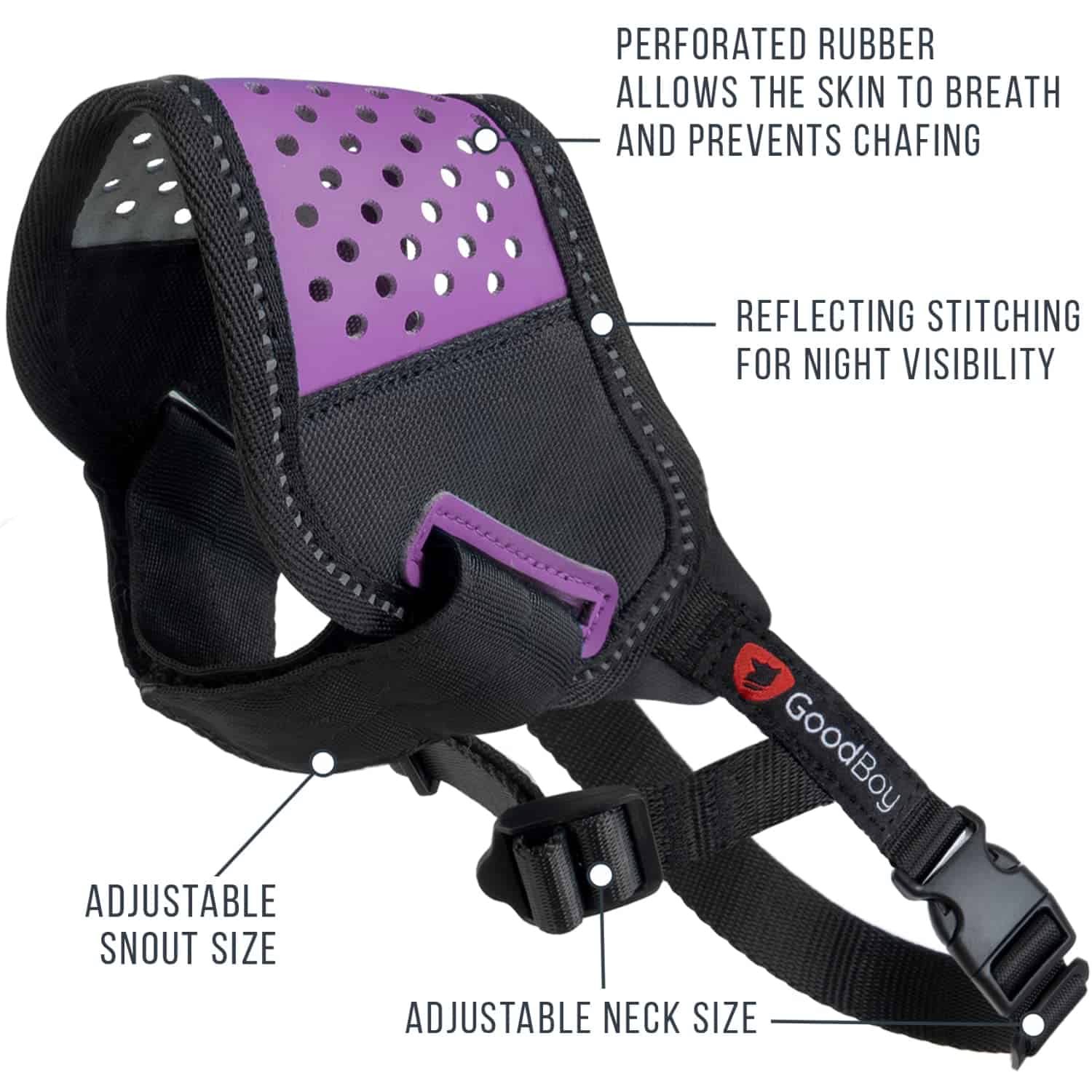 Bozal para Perros GoodBoy que Permite Beber y Jadear, Evita - Imagen 4