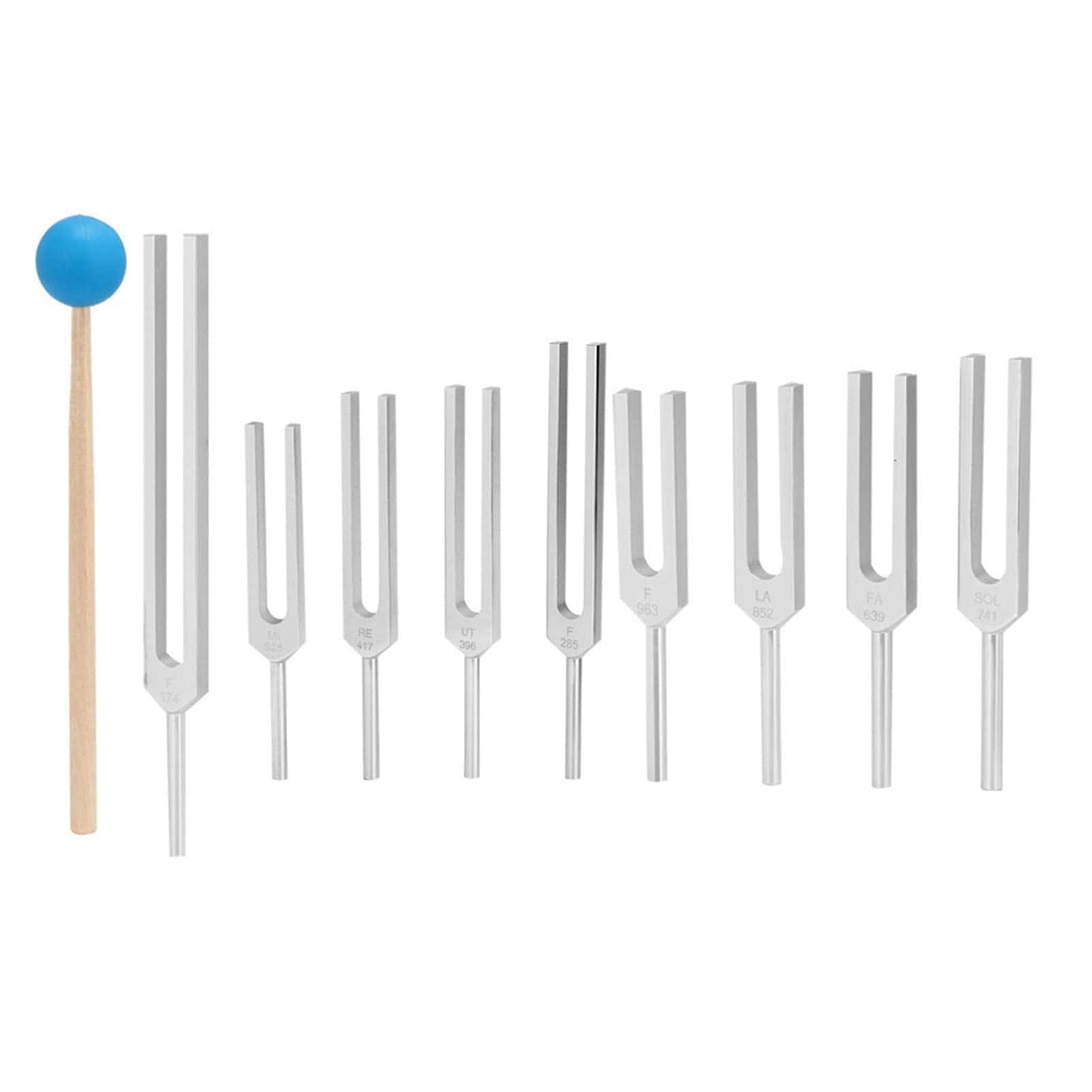 Set de 9 diapasones de aleación de aluminio 174/285/ - Imagen 10