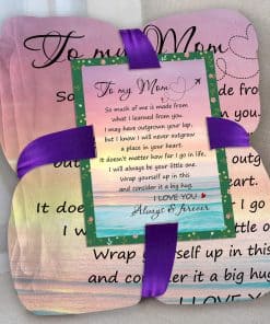 Regalos de Fastpeace para Mamá de Hija o Hijo - Manta para