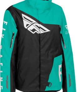 Chamarra Fly Racing 2023 SNX Pro para Mujer (Negro/Menta,