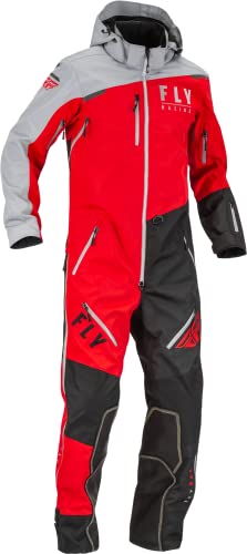 Monosuit de concha Cobalt Fly Racing 2023 (Rojo/Gris,