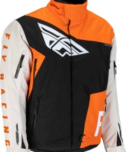 Chamarra Fly Racing 2023 SNX Snow Pro (Naranja/Gris/Negro,