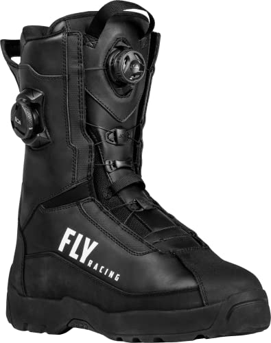 Bota de Inversión con BOA de Fly Racing Snow (Negro, 10)
