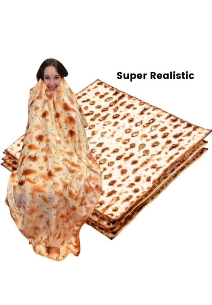 Manta de lanzamiento KosherCrazy, Manta judía novedosa y - Imagen 3