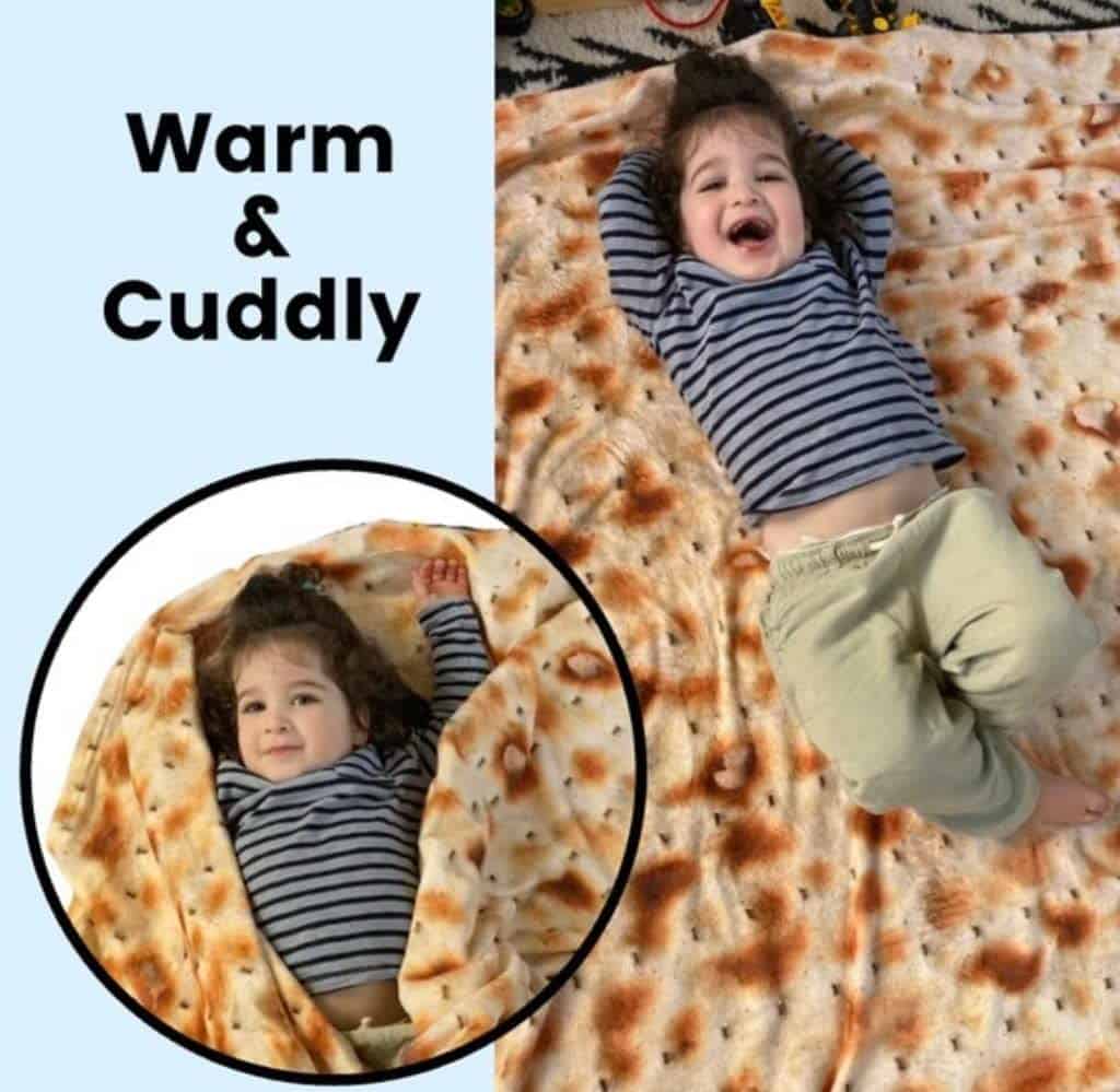 Manta de lanzamiento KosherCrazy, Manta judía novedosa y - Imagen 4