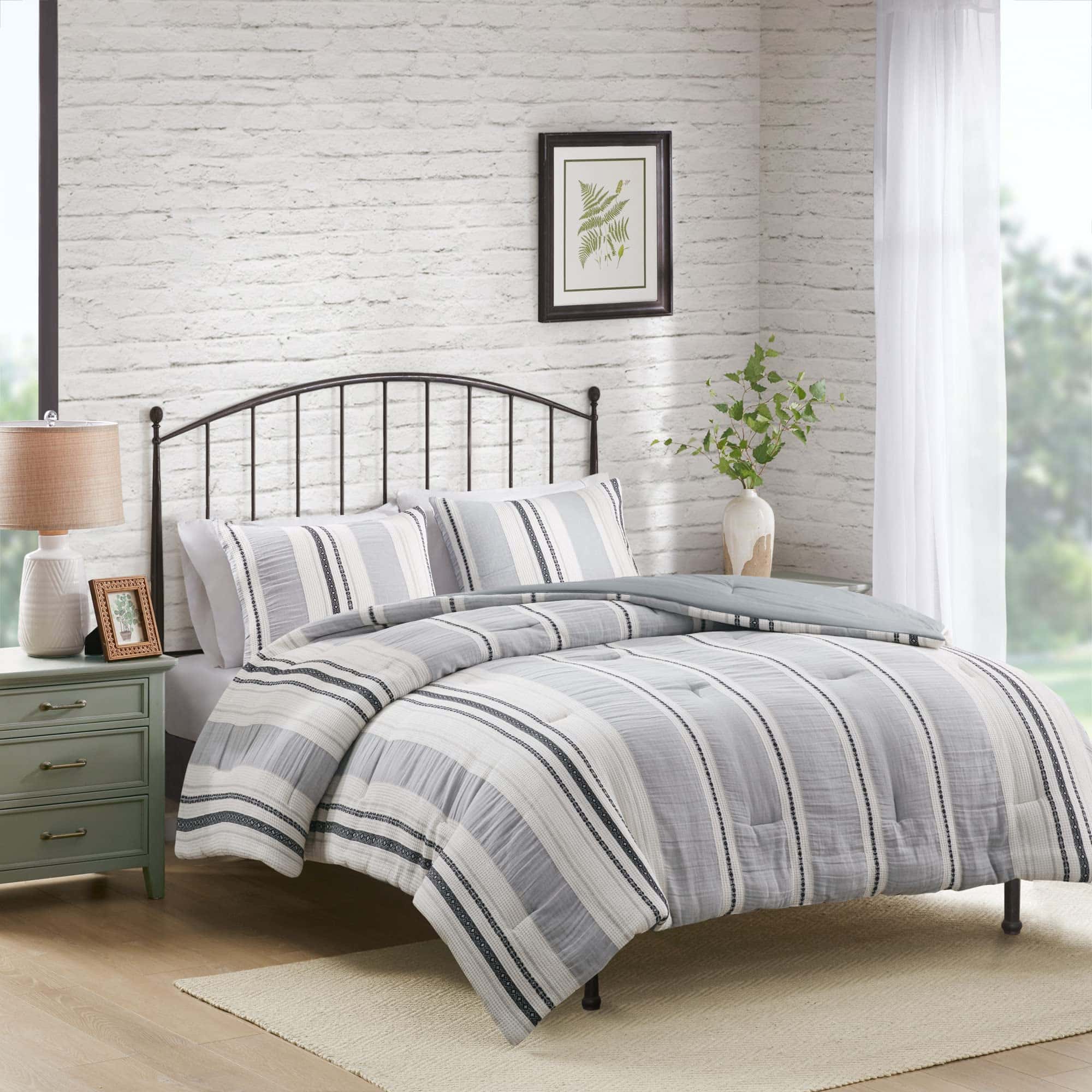 Juego de Ropa de Cama Neutral Farmhouse Hyde Lane, 3 Piezas - Imagen 4