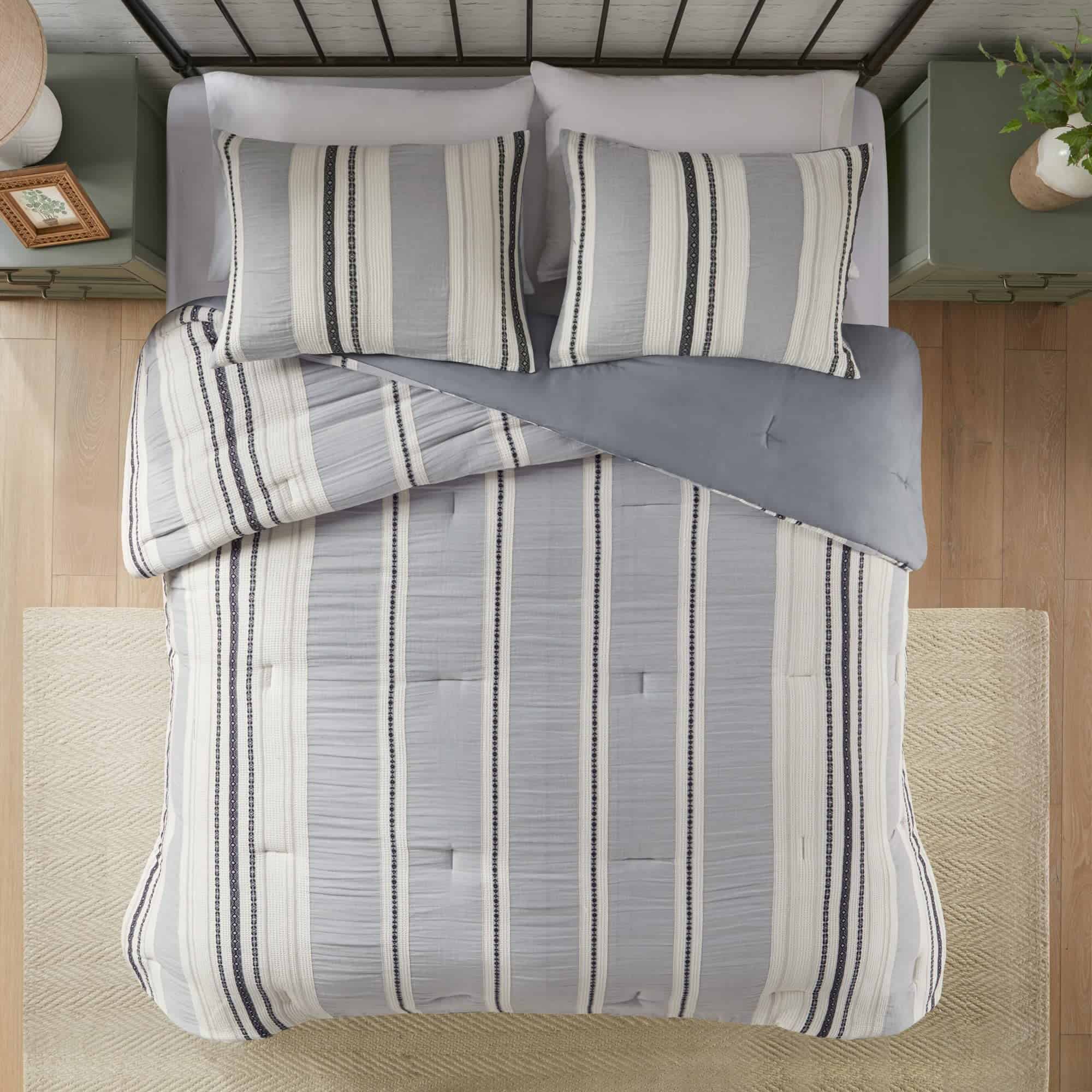 Juego de Ropa de Cama Neutral Farmhouse Hyde Lane, 3 Piezas - Imagen 3