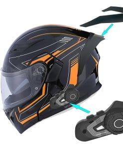 1Storm Casco Modular Integral de Cara Completa con Doble