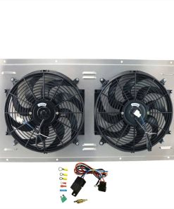 MotoKuhlung Juego de Carcasa de Radiador de Aluminio + 2