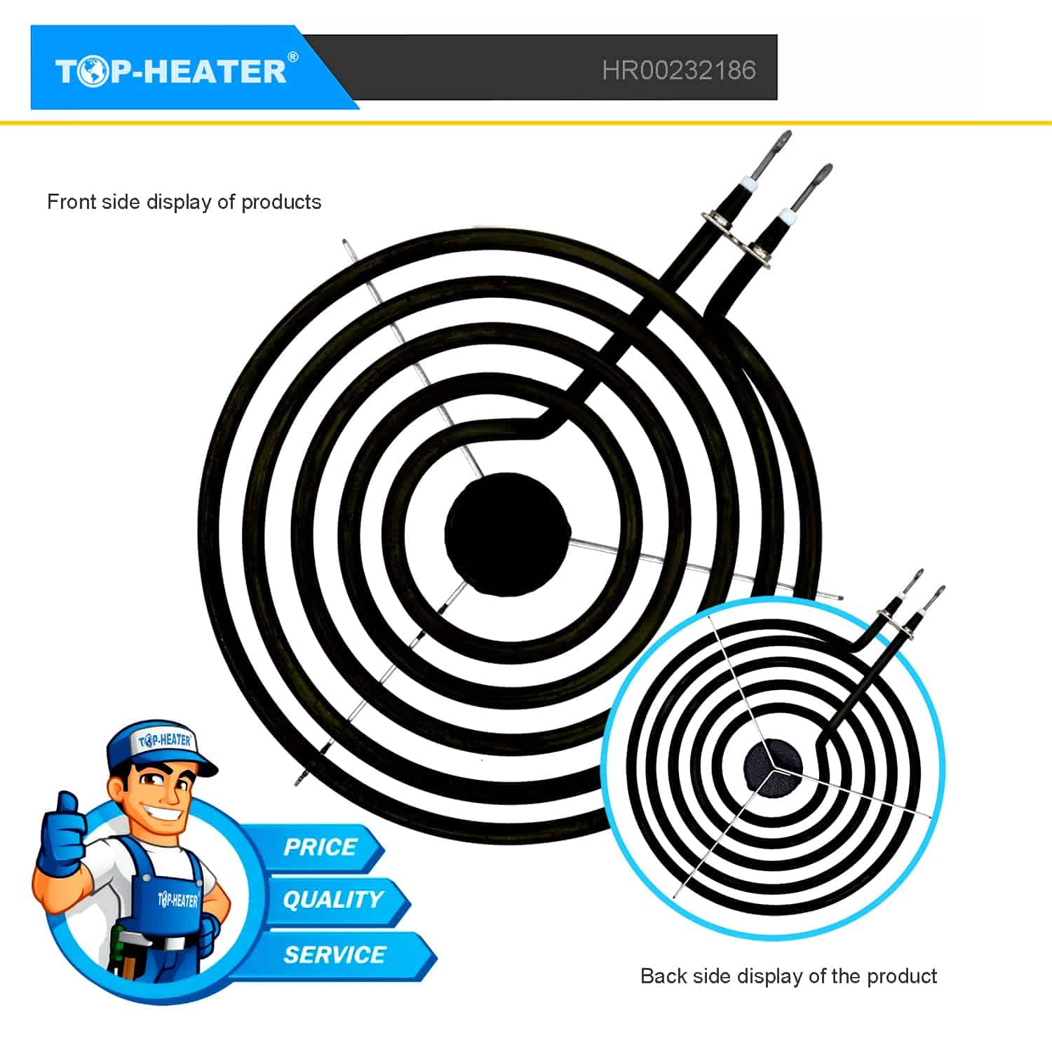 316442301 Quemador de Superficie de Cocina Eléctrica de 8'' - Imagen 9