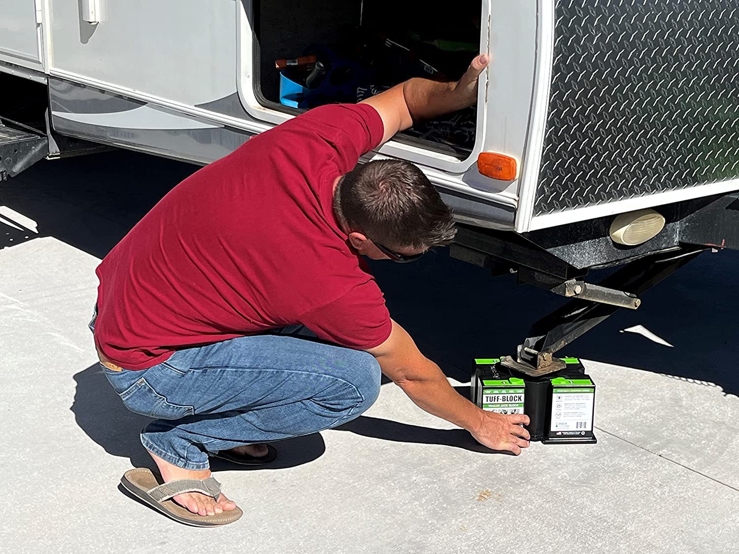 Bloques para gato de remolque TUFF-BLOCK by Dock N Stow - Imagen 7