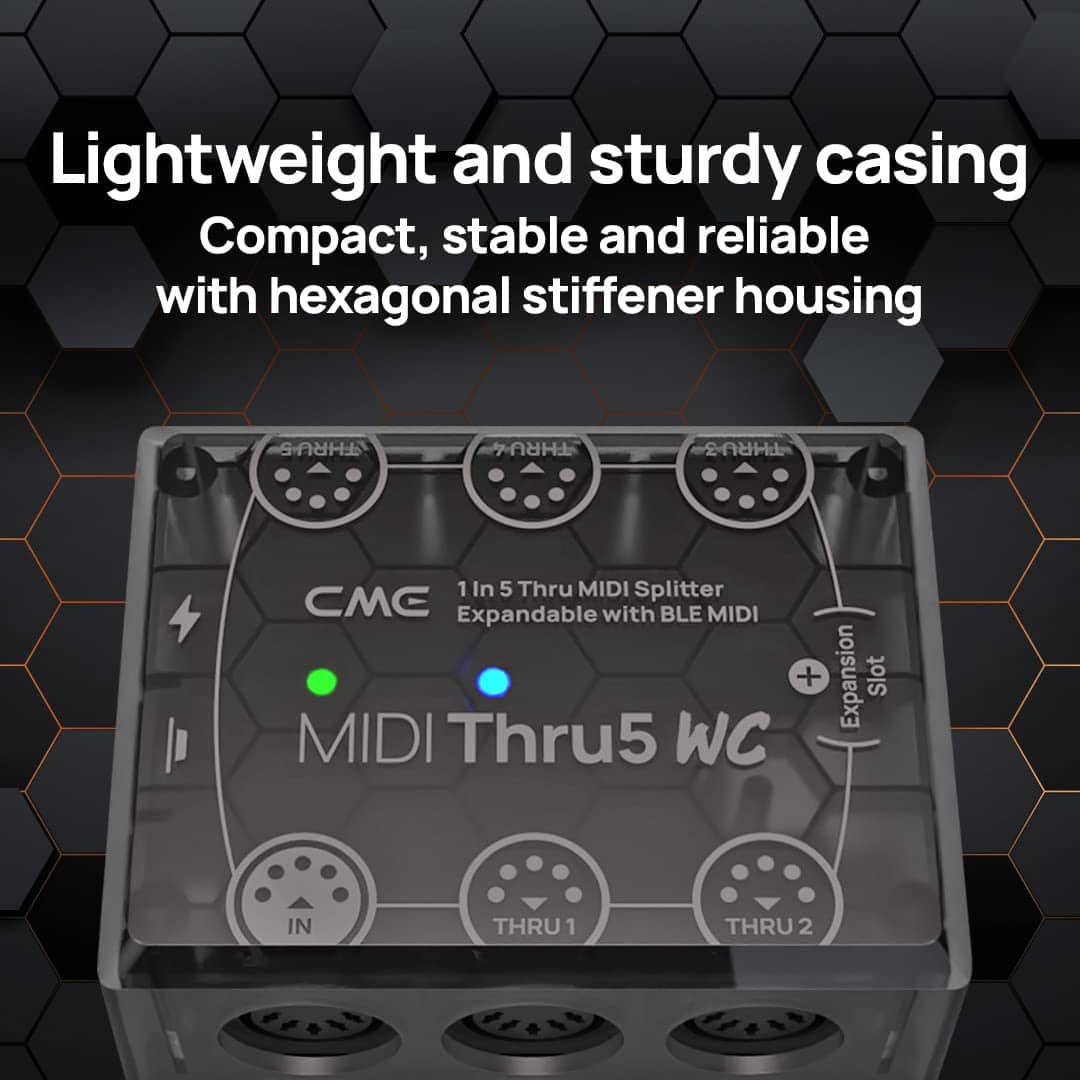 CME MIDI Thru5 WC - Premium 1-to-5 MIDI Thru - Alta - Imagen 6