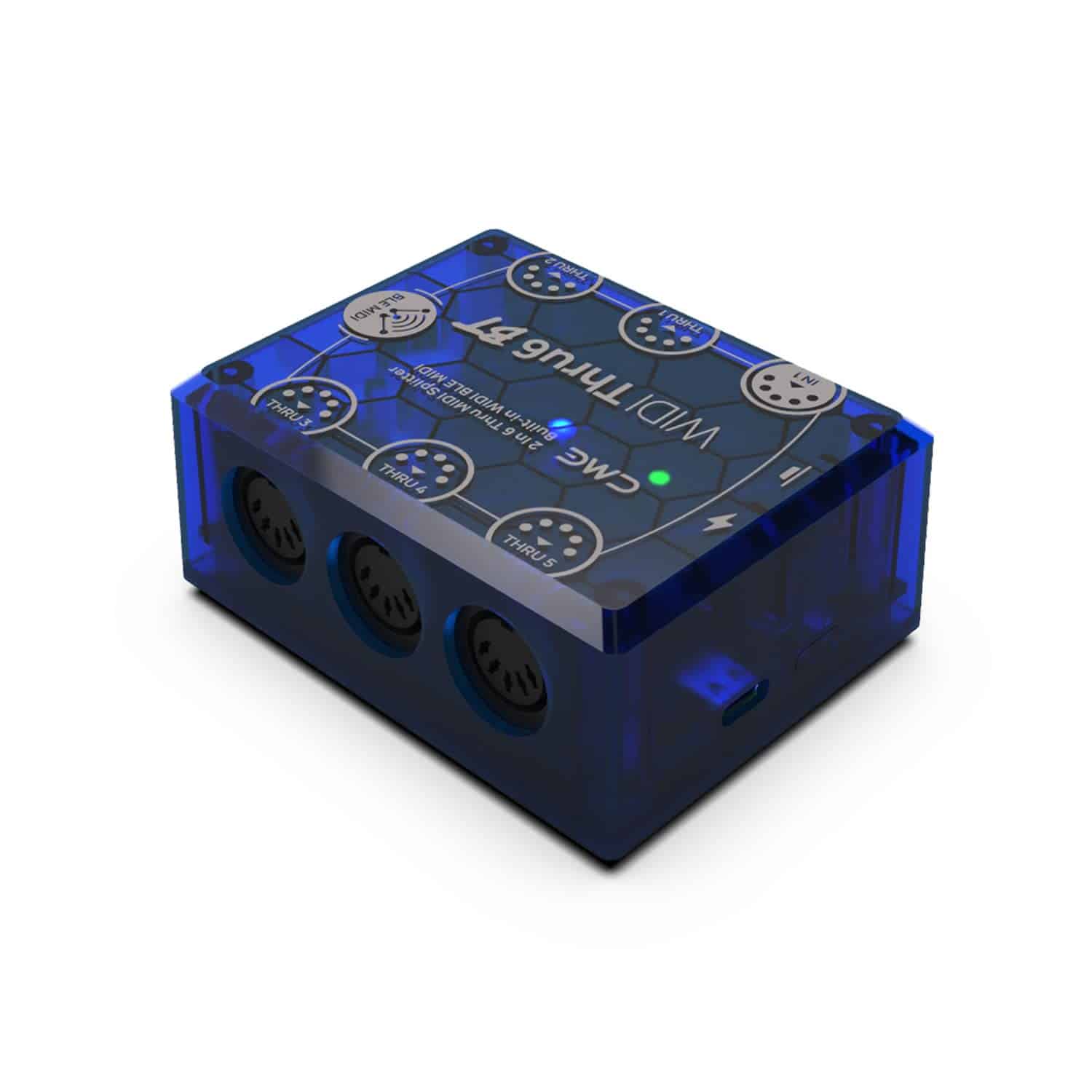 CME WIDI Thru6 BT - 2-en-6-out MIDI Thru/Split con 5-pin - Imagen 4