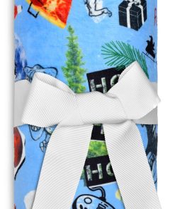 Manta de franela estampada Premium Merry Rex-Mas de 56" x