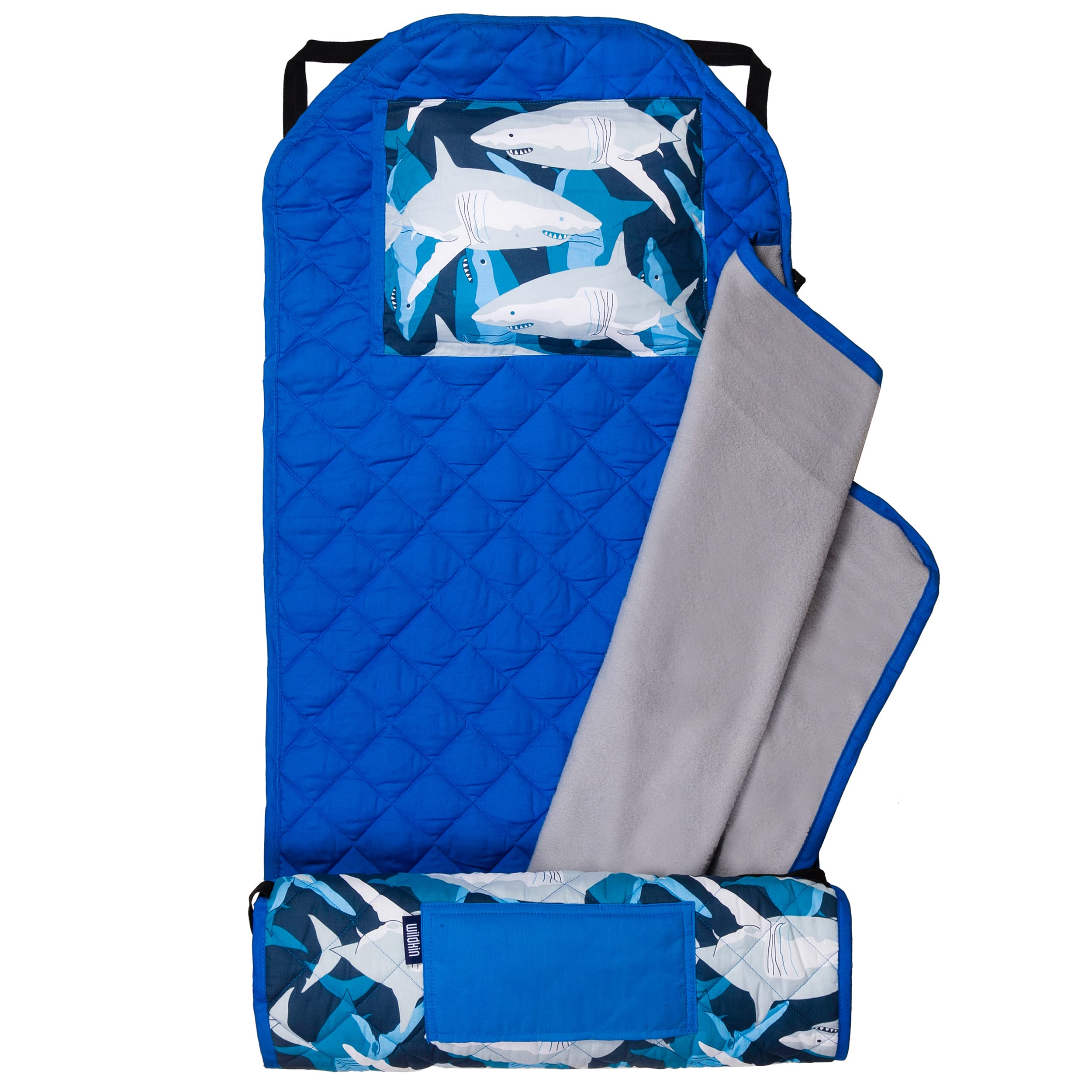 Wildkin Niños Moderna Colchoneta de Siesta -Tiburones