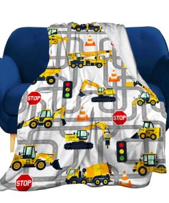 Manta de Construcción Esconal para Niños Niñas Cobijas de