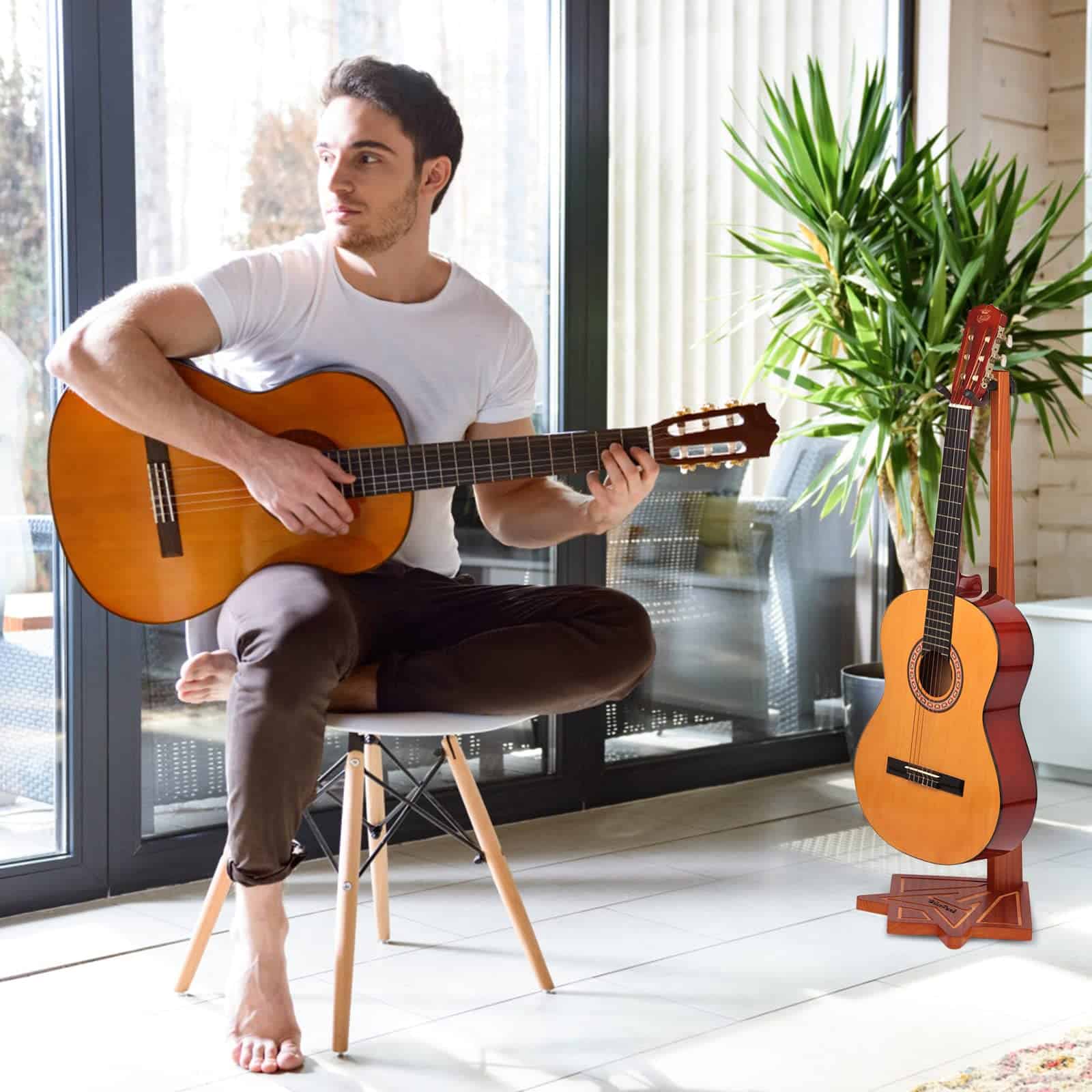 Soporte de Guitarra de Madera HilerPunk, Soporte de - Imagen 7