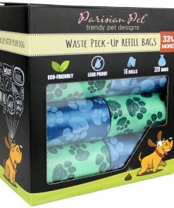 Rollos de bolsas para recoger caca de perro ecológicas