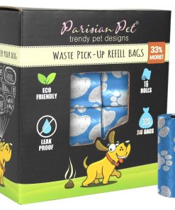Rollos de Bolsas de Caca de Perro Ecológicas Parisian Pet -