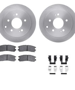 Discos de freno traseros de Dynamic Friction Company con