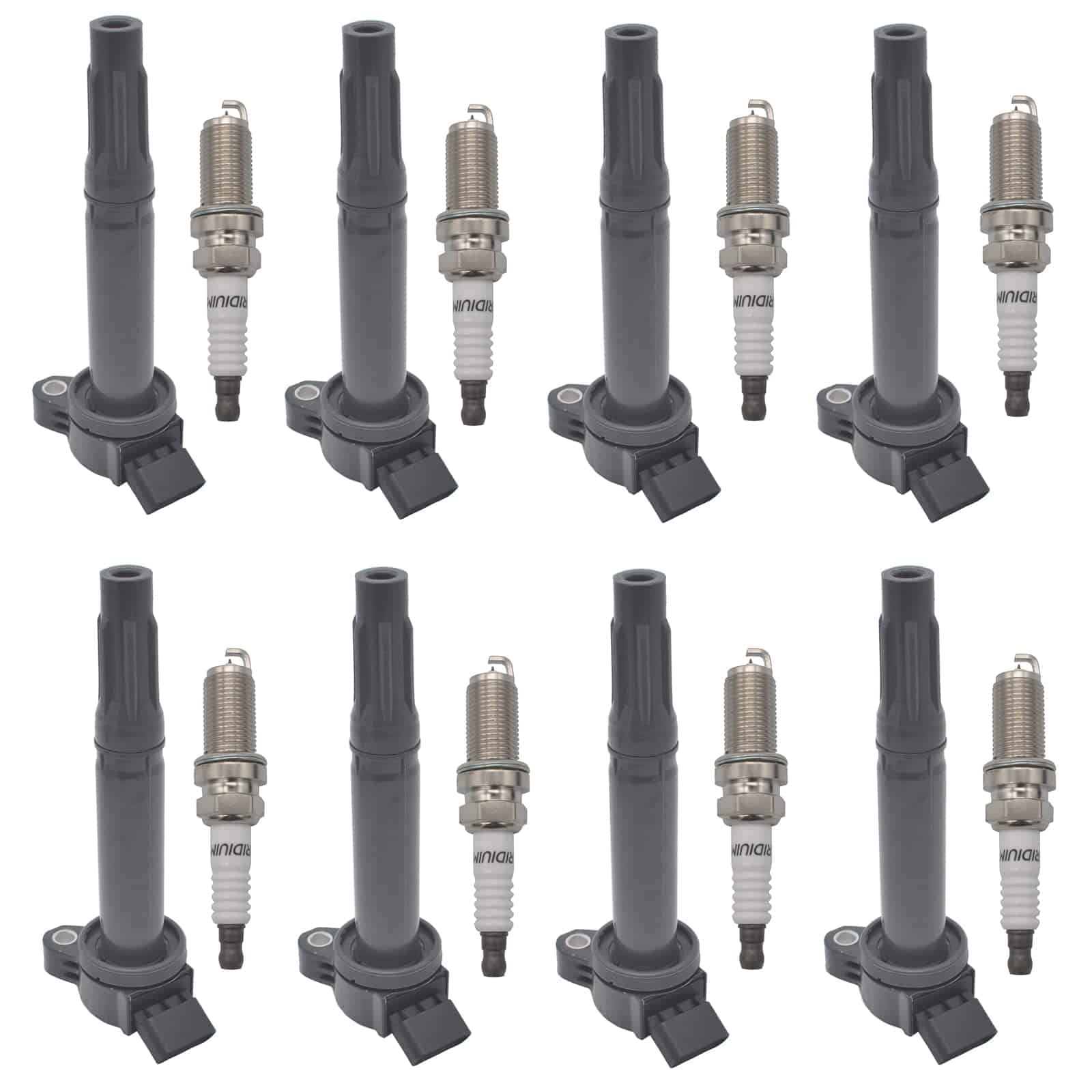 Conjunto de 8 bobinas de encendido y bujías de iridio